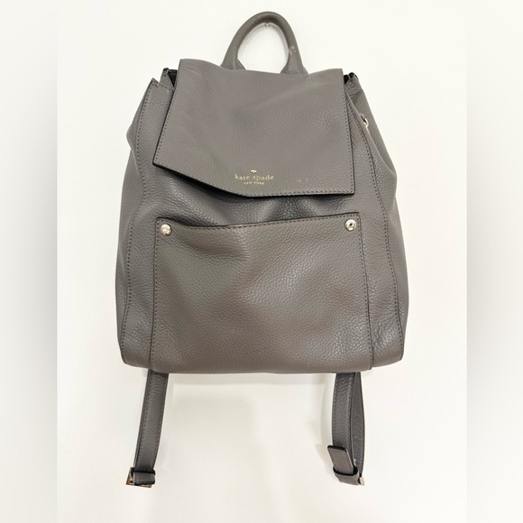 Kate Spade Hamilton Gray Backpack Satchel Shoulder Bag - Picture 1 of 9